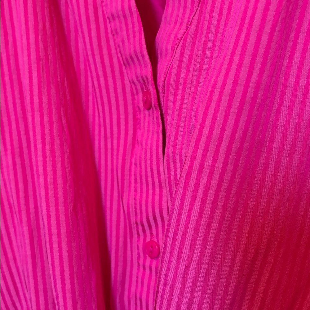 On 34th…Worn Once…Pink Ruffled Sleeveless Dress - Picture 4 of 5